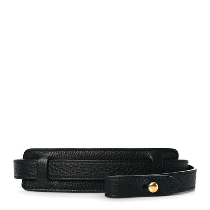 Prada Vitello Daino Logoi Embossed Flap Crossbody Black 10 of 10