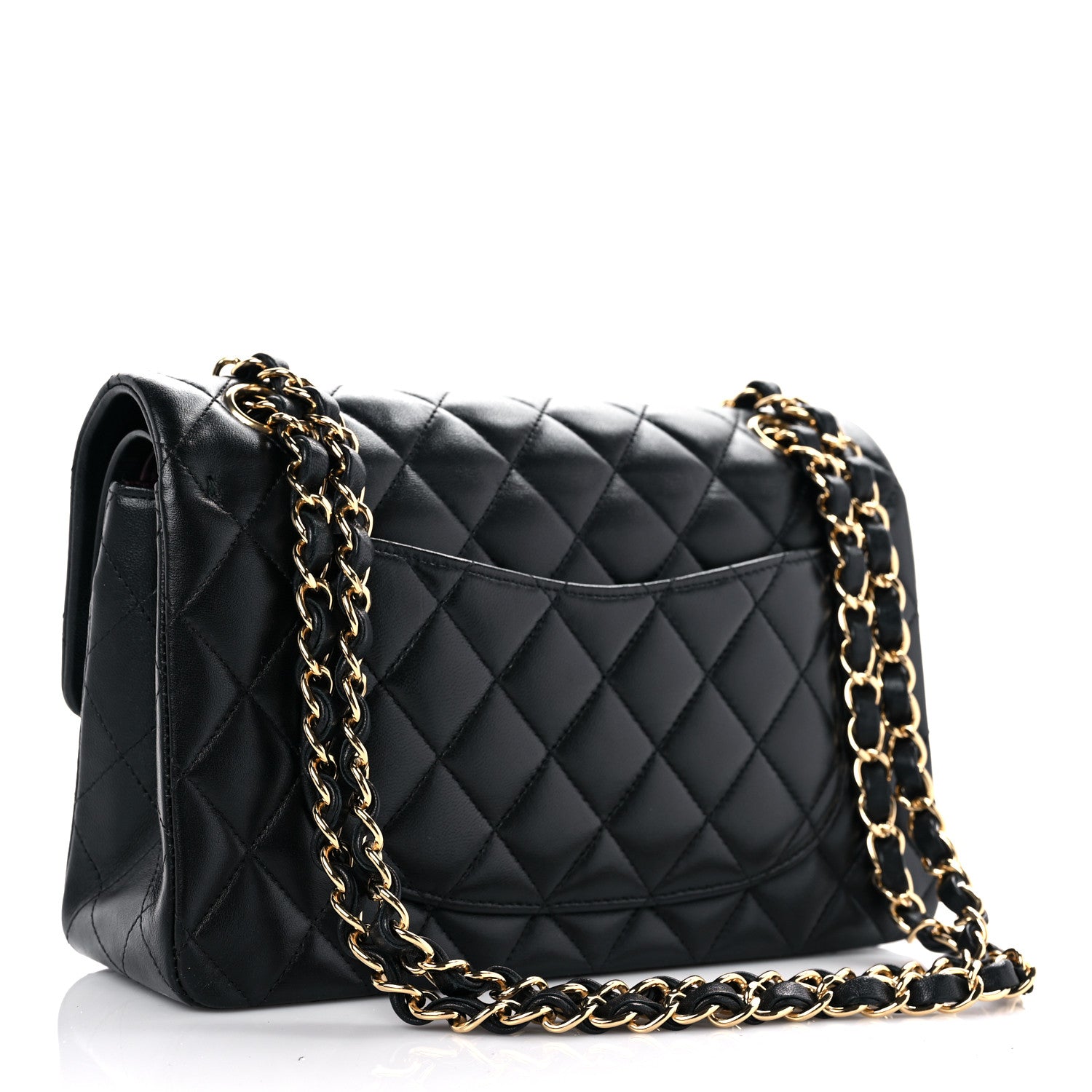 Chanel Lambskin Quilted Small Double Flap Black 3 of 15