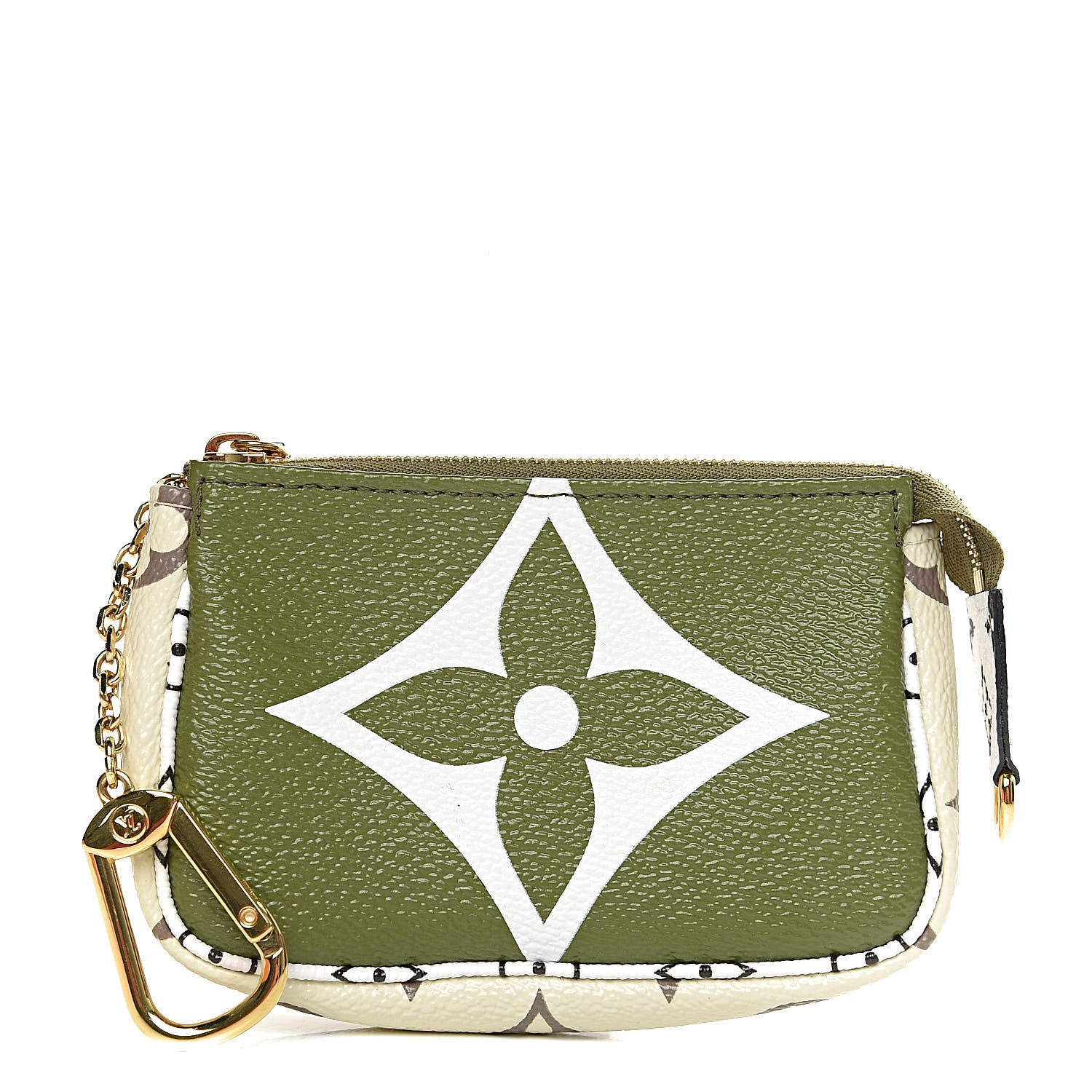 Louis Vuitton Monogram Giant Micro Pochette Accessories Kaki White 1 of 8