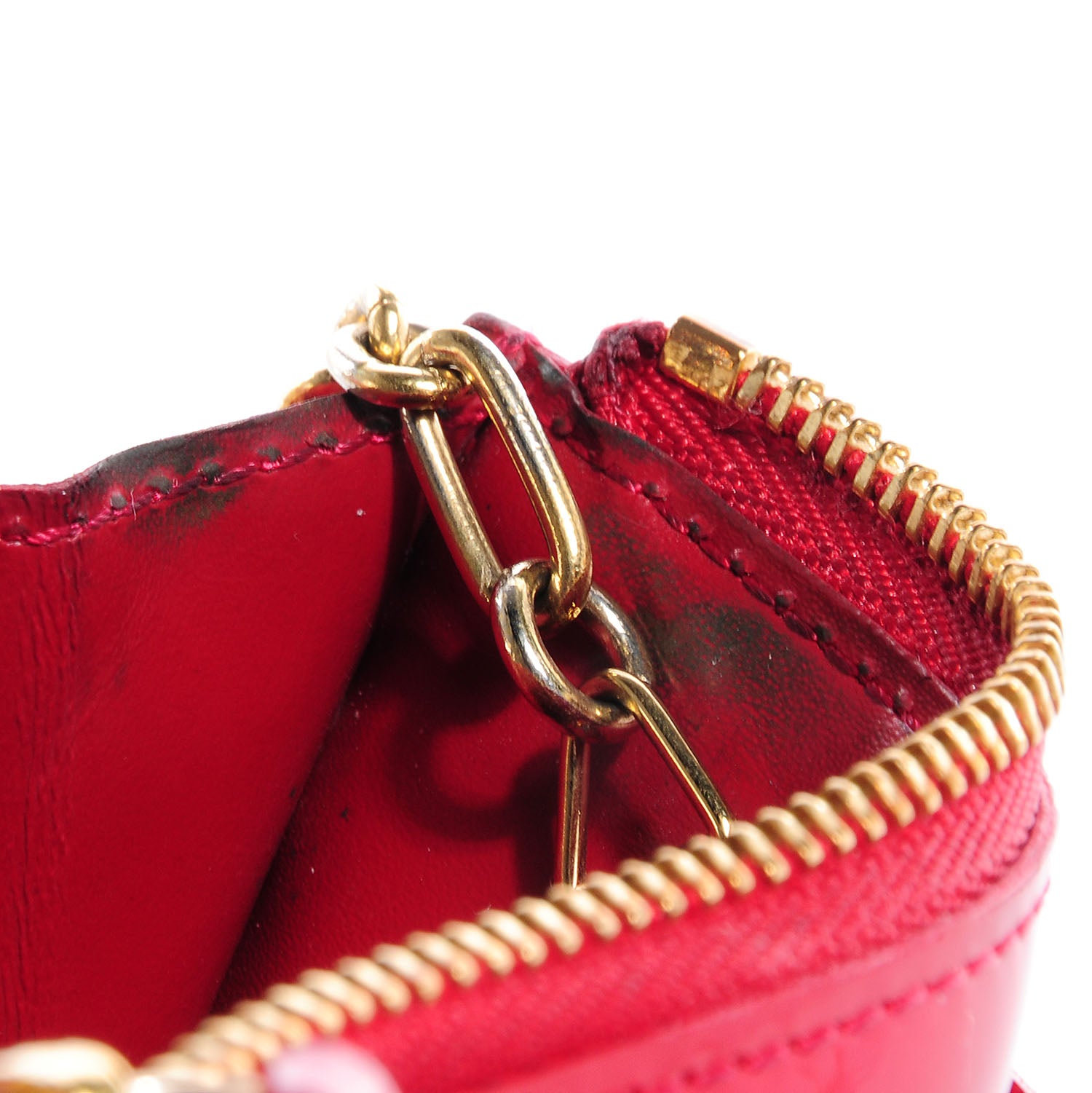 Louis Vuitton Vernis Key Pouch Pomme D'Amour 7 of 9