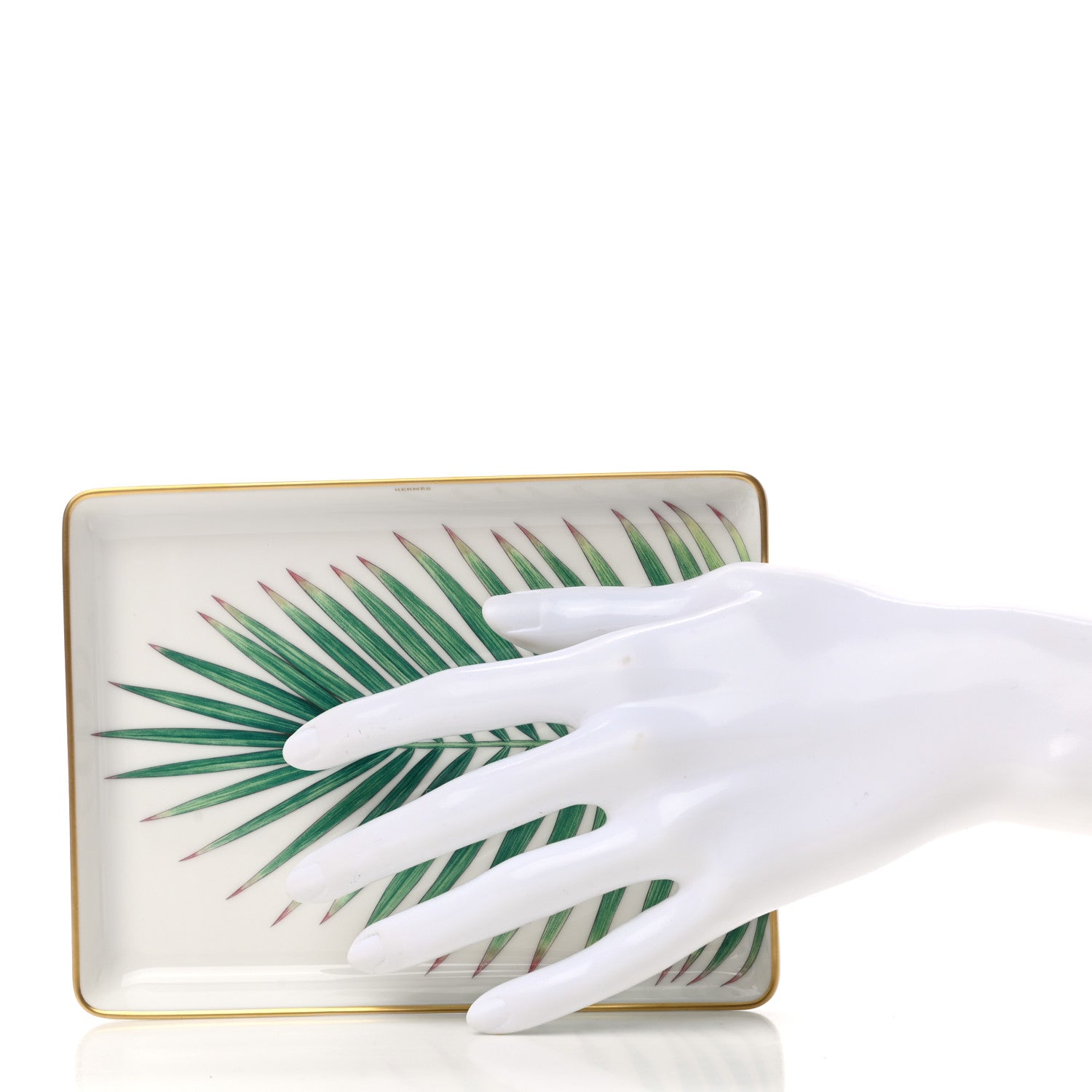 Hermes Porcelain Small Passifolia Tray N°2 2 of 7