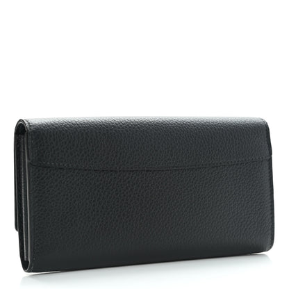 Louis Vuitton Taurillon Embellished Capucines Long Wallet Black 2 of 5