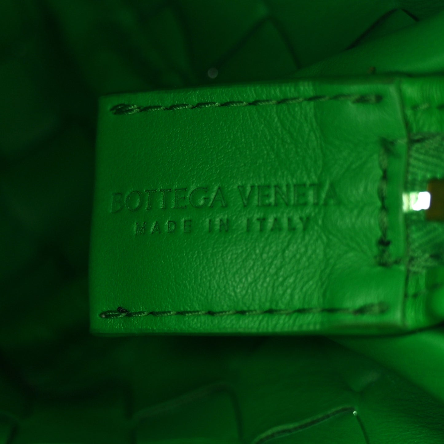 Nappa Intrecciato Small Loop Camera Bag Parakeet