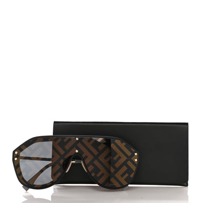 Fendi FF Fabulous Shield Sunglasses FF M0039/G/S Black 7 of 7
