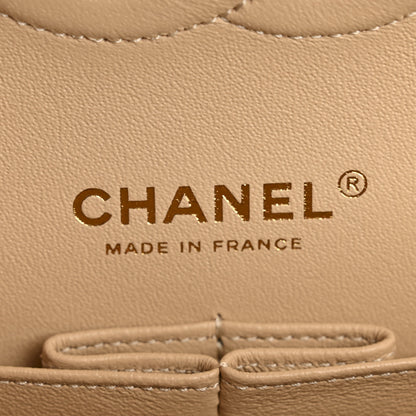 Chanel Caviar Quilted Medium Double Flap Beige 6 of 11