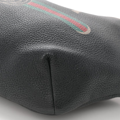 Gucci Grained Calfskin Logo Belt Bag Black 10 of 10