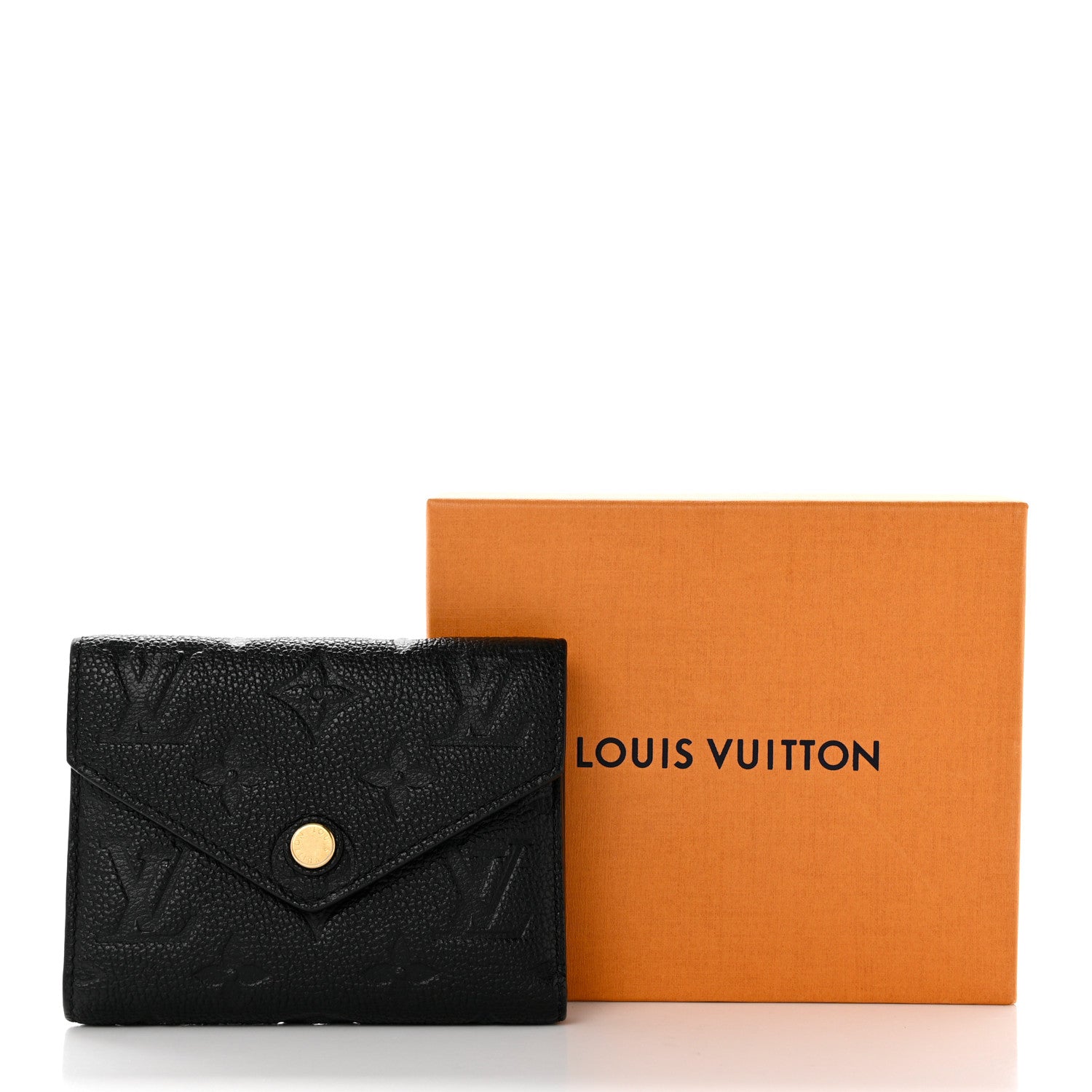 Louis Vuitton Empreinte Victorine Wallet Black 10 of 10