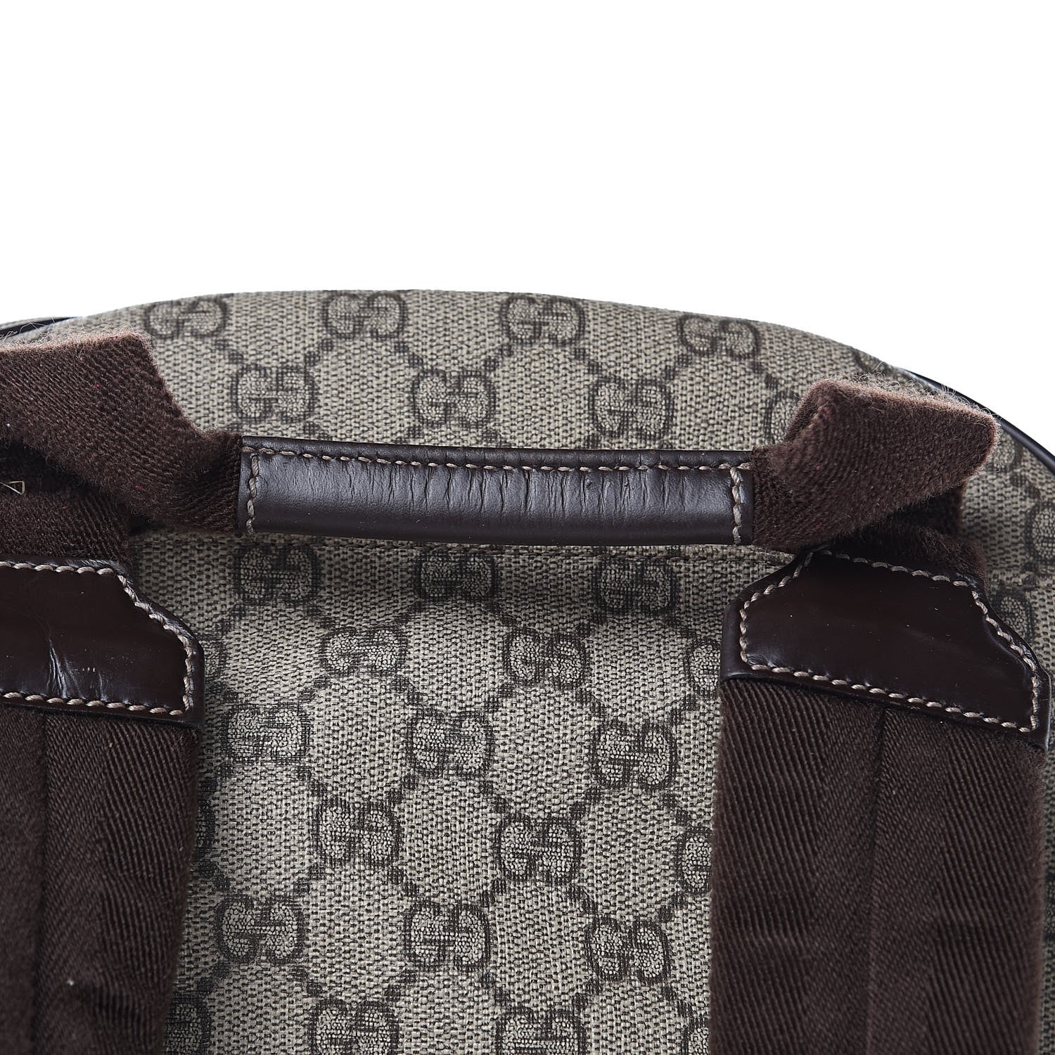 Gucci GG Plus Monogram Interlocking G Medium Backpack Dark Brown 10 of 16