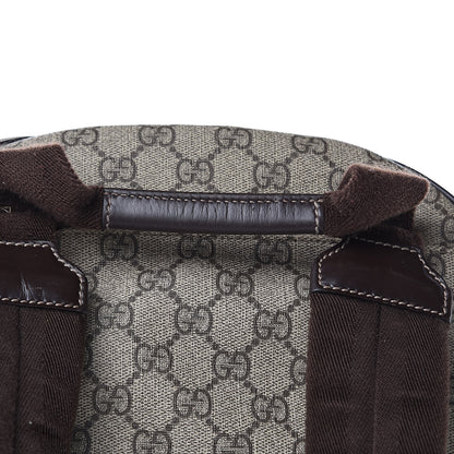 Gucci GG Plus Monogram Interlocking G Medium Backpack Dark Brown 10 of 16