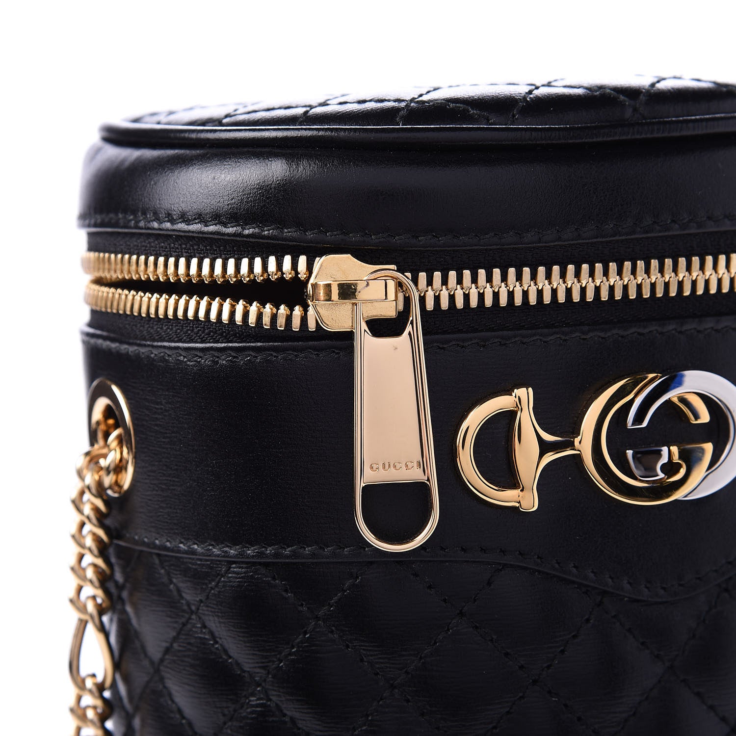 Gucci Calfskin Trapuntata Zumi Belt Bag Black 12 of 12