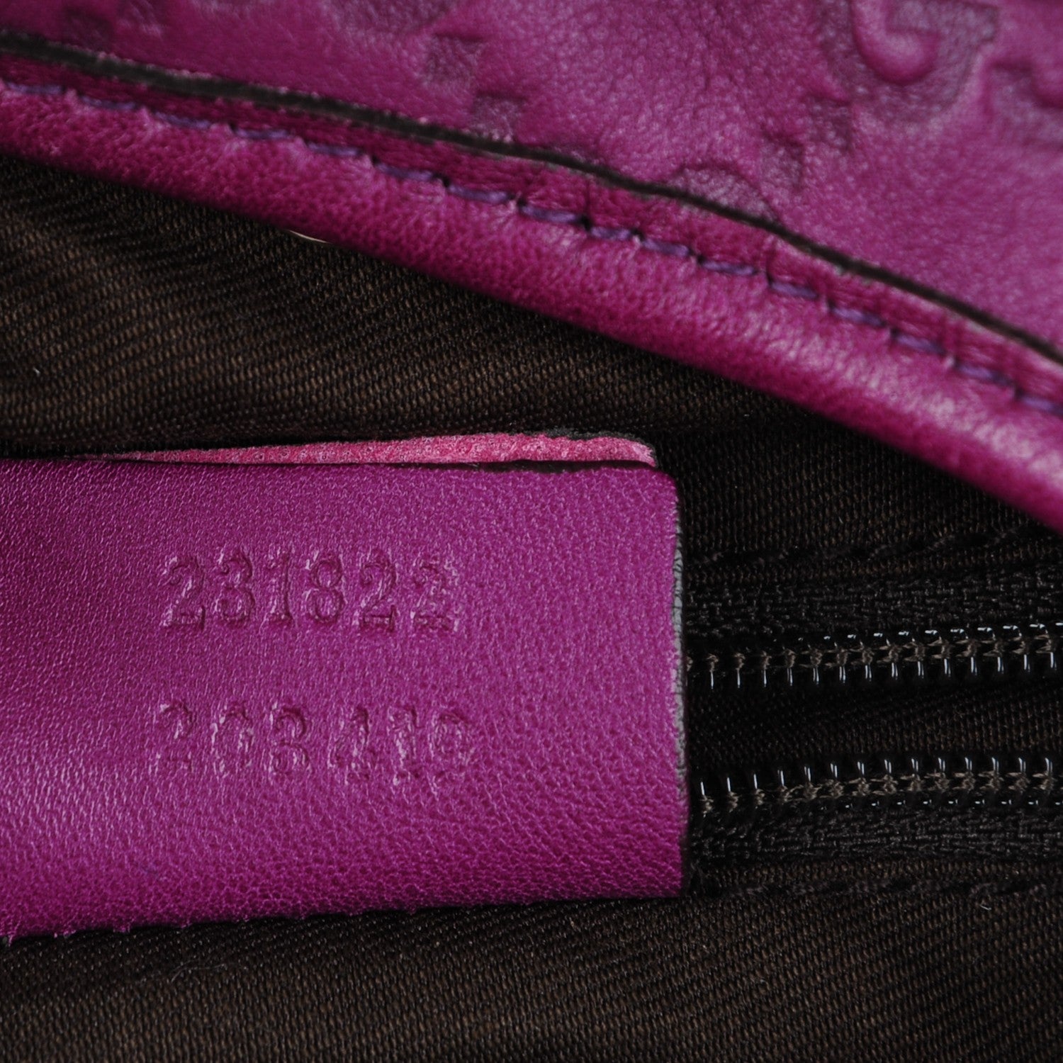 Gucci Guccissima Medium New Britt Hobo Purple 7 of 7