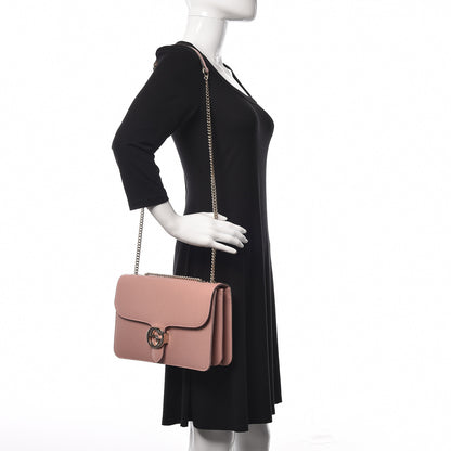 Gucci Dollar Calfskin Interlocking G Shoulder Bag Soft Pink 2 of 11