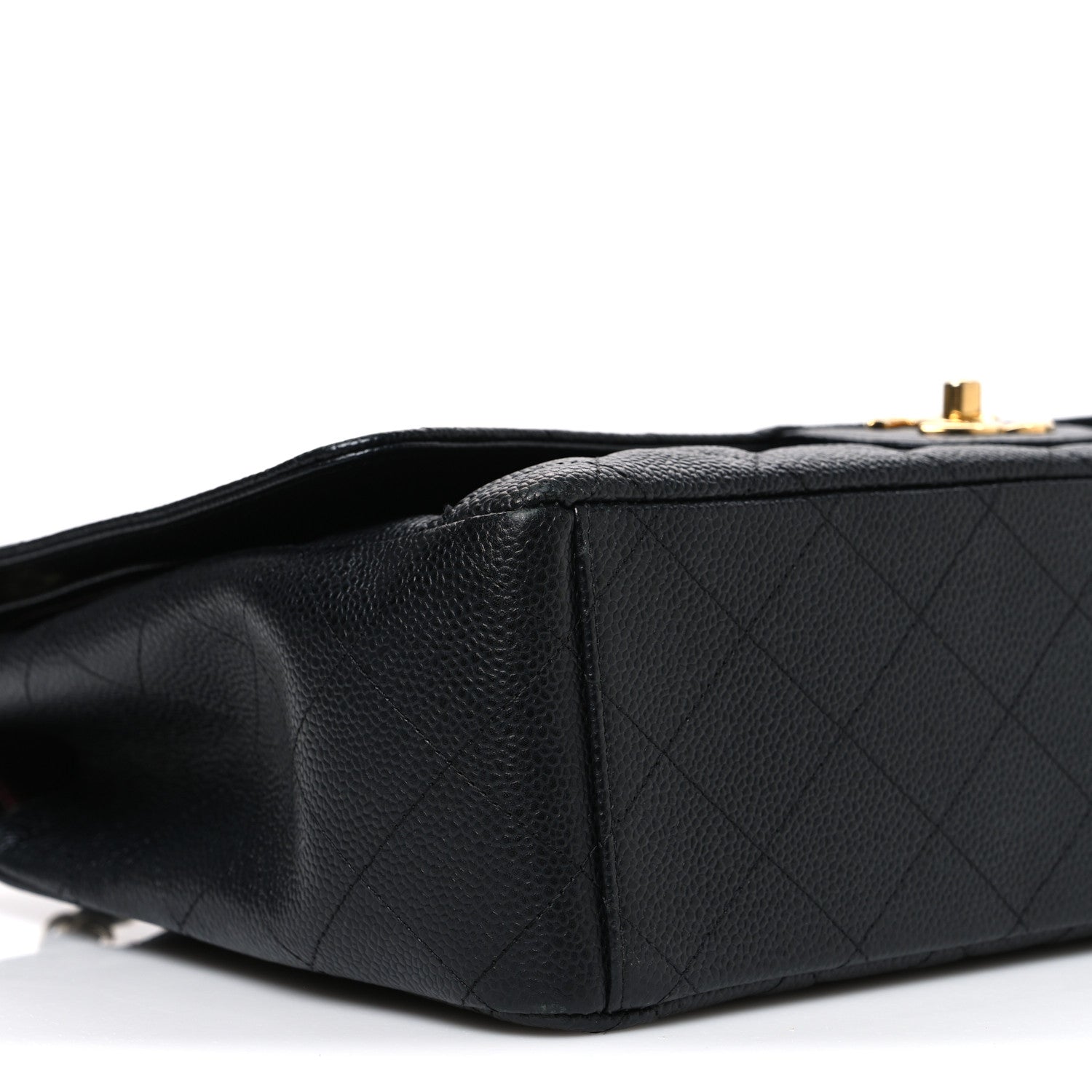 Chanel Caviar Quilted Maxi Double Flap Black 9 of 10