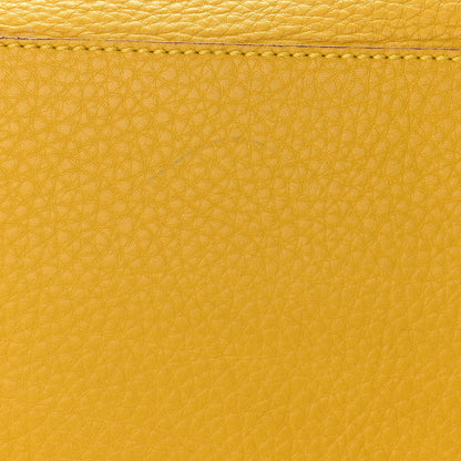 Fendi Cuoio Romano Selleria Large Mens Peekaboo Essential Iconic Satchel Yellow 8 of 8