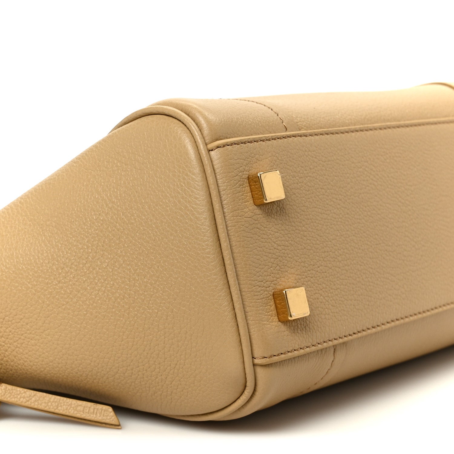 Celine Grained Calfskin Little New Luggage Sandcastle 8 of 9