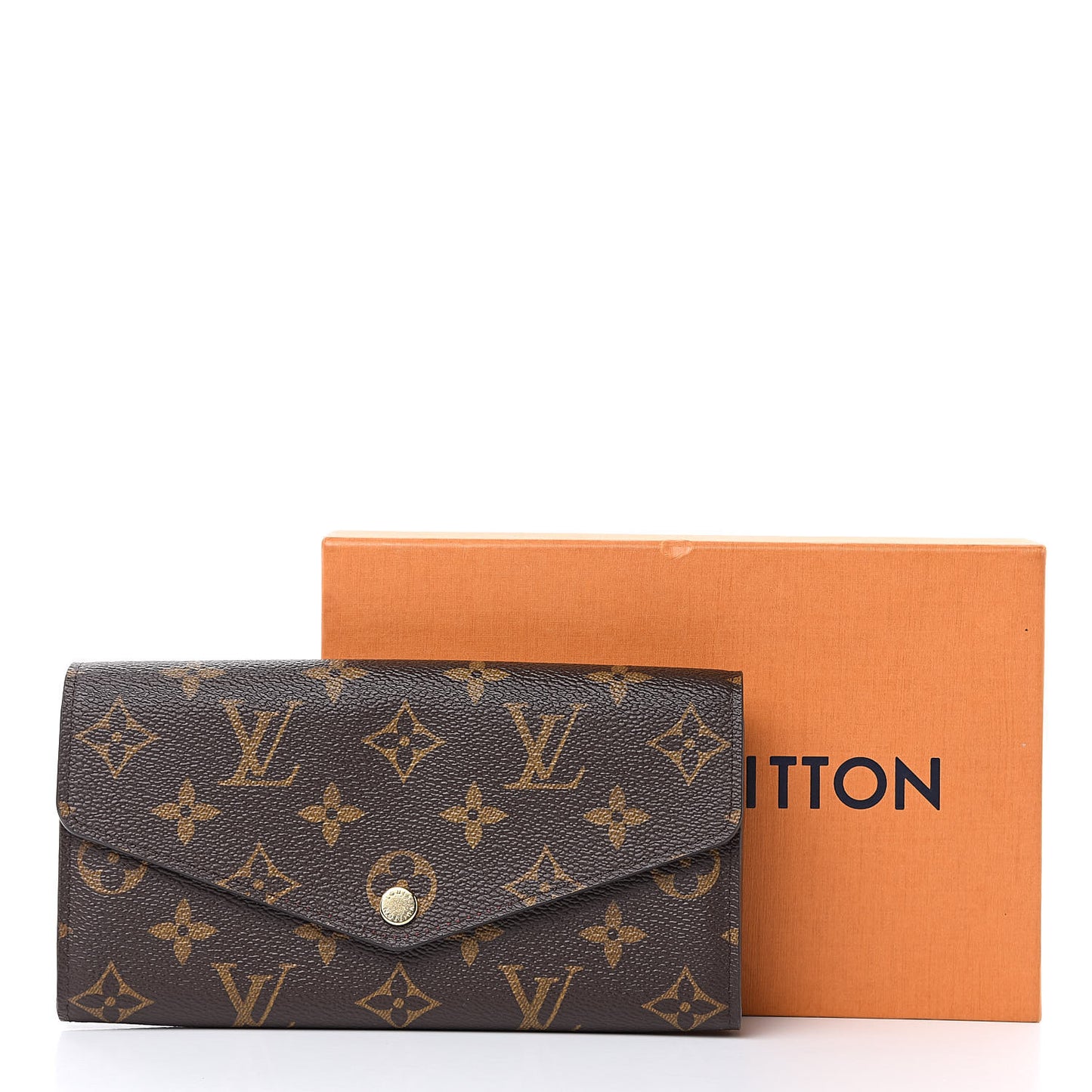 Monogram Sarah Wallet NM Coquelicot