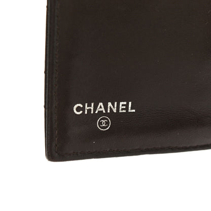 Chanel Lambskin Quilted Large Flap Wallet Dark Brown 6 of 30