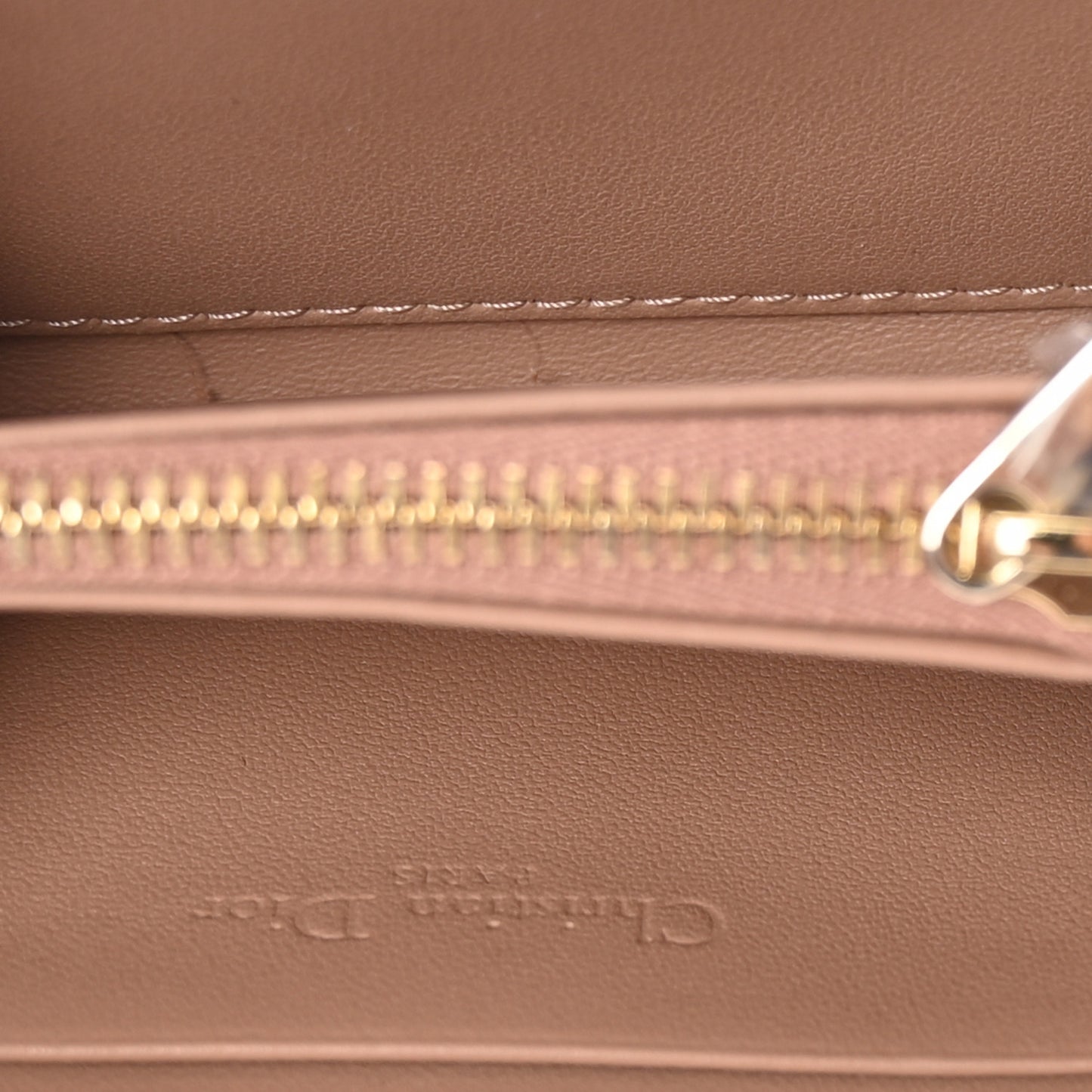 Lambskin Cannage Small Lady Dior Voyageur Coin Purse Rose Des Vents