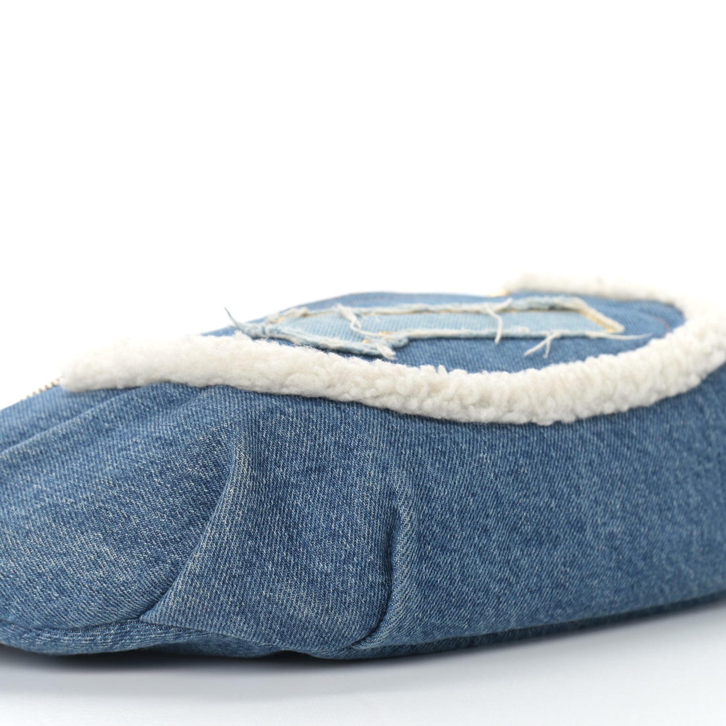 Denim Sherling Egyptian Waist Bag Blue