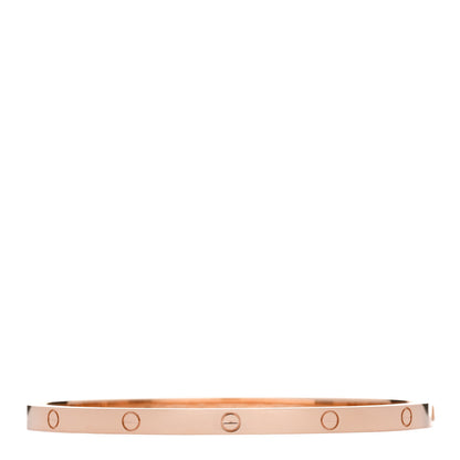 Cartier 18K Pink Gold Small LOVE Bracelet 17 1 of 8