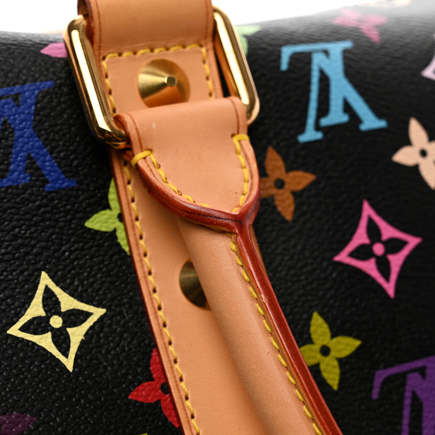 Louis Vuitton Monogram Multicolor Keepall 45 Black 9 of 11