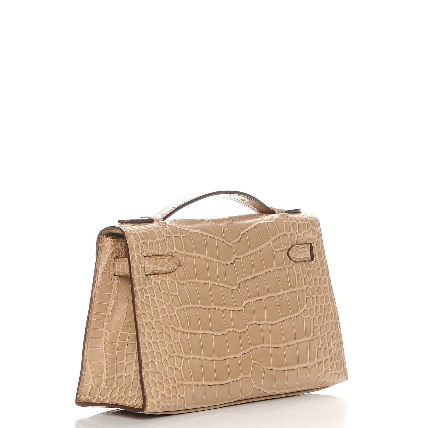 Matte Alligator Kelly Pochette Poussiere