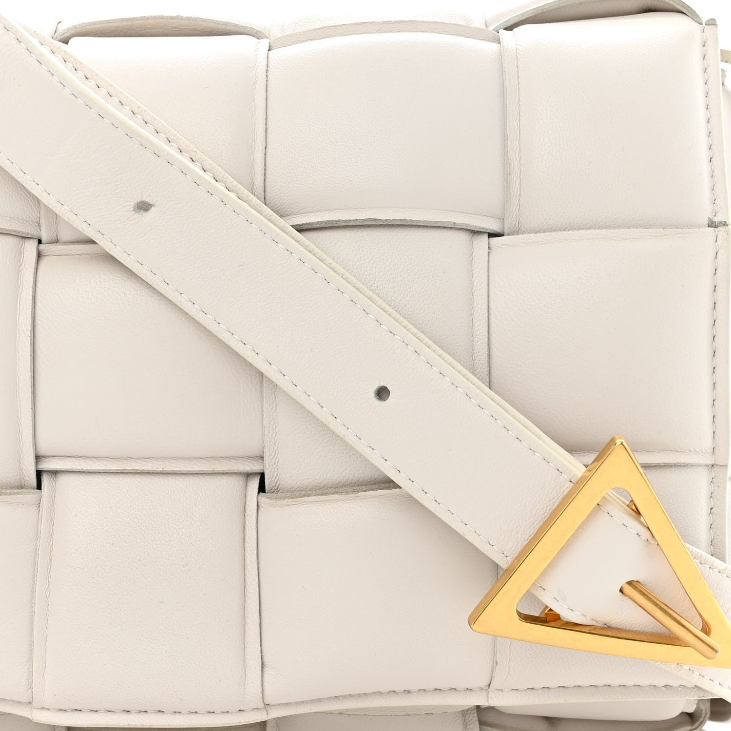 Bottega Veneta Nappa Maxi Intreccio Padded Cassette Crossbody Bag Chalk 8 of 11