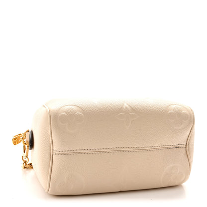 Louis Vuitton Empreinte Monogram Giant Speedy Bandouliere 20 Creme 4 of 9