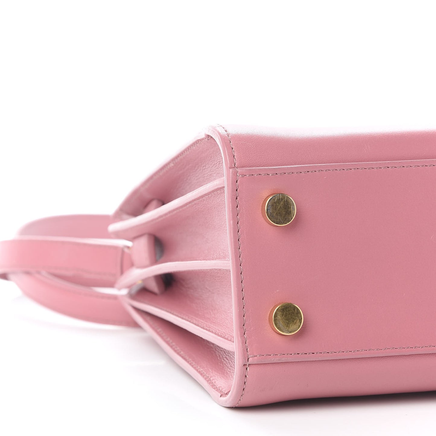 Calfskin Nano Sac De Jour Rose Dark