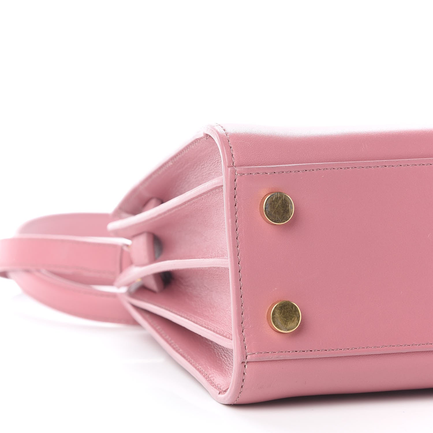 Saint Laurent Calfskin Nano Sac De Jour Rose Dark 6 of 10