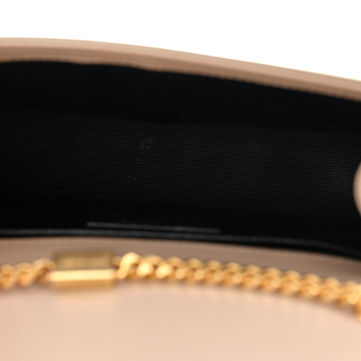 Saint Laurent Grain De Poudre Small Monogram Kate Satchel Dark Beige 5 of 13