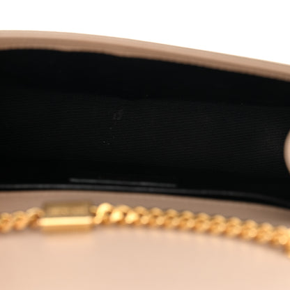 Saint Laurent Grain De Poudre Small Monogram Kate Satchel Dark Beige 5 of 13