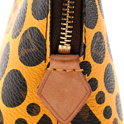 Louis Vuitton Monogram Kusama Pumpkin Dots Cosmetic Pouch Yellow 9 of 10