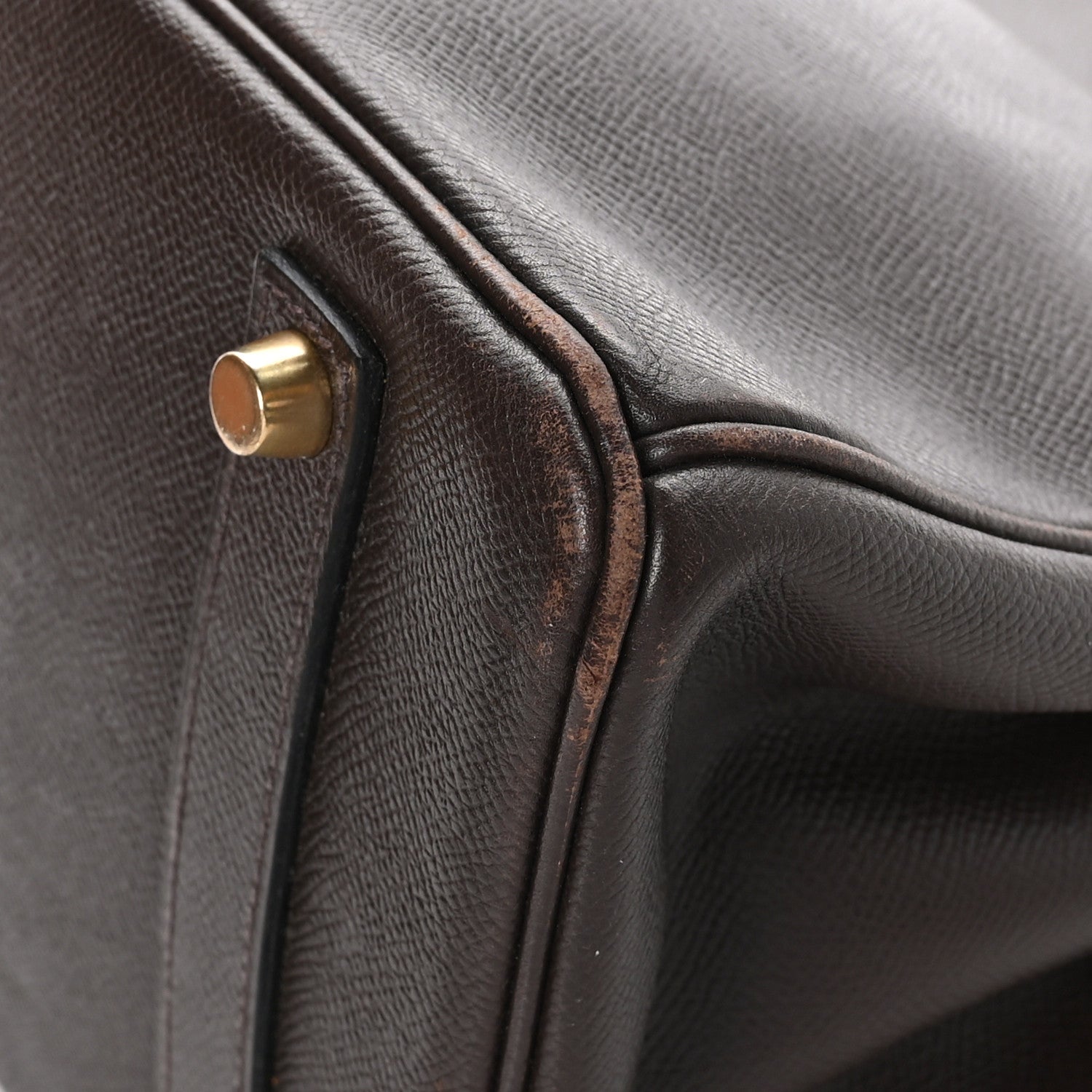 Hermes Courchevel Birkin 35 Chocolate 11 of 11