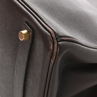 Hermes Courchevel Birkin 35 Chocolate 11 of 11