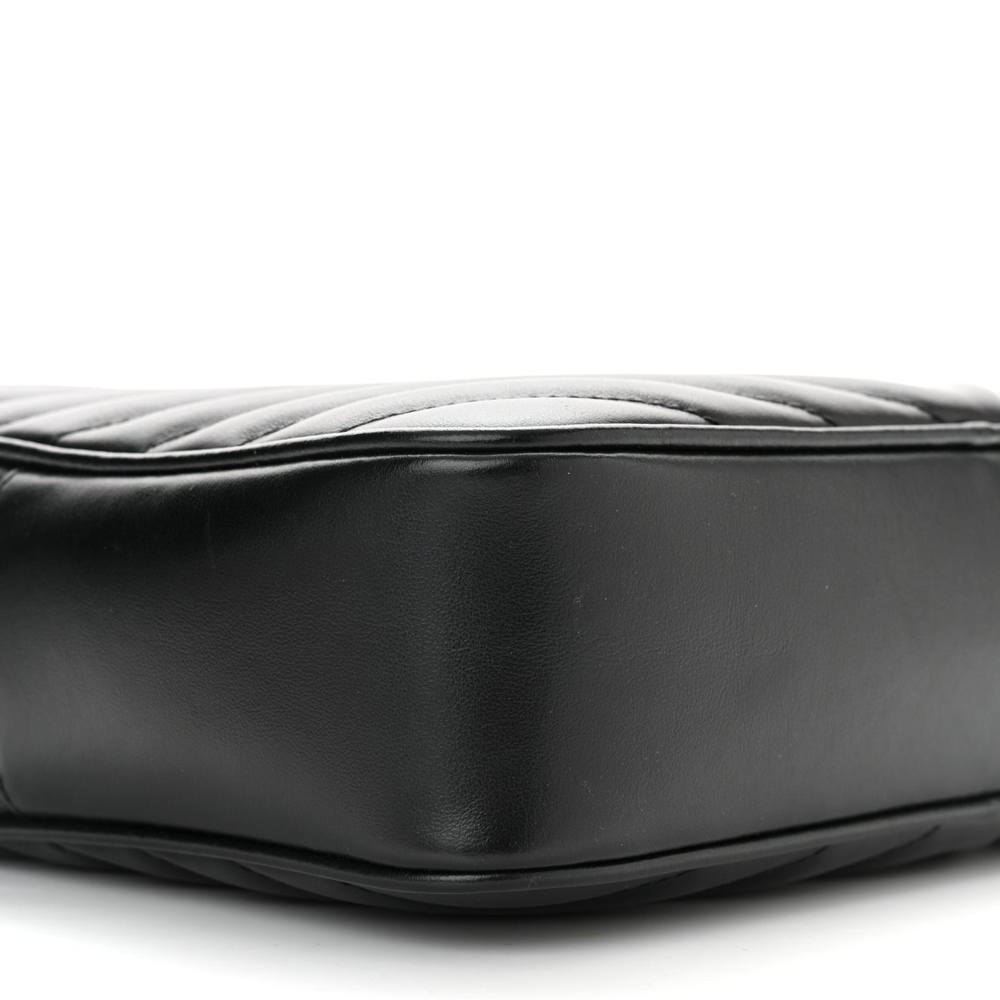 Calfskin Matelasse Monogram Monochrome Lou Camera Bag Black