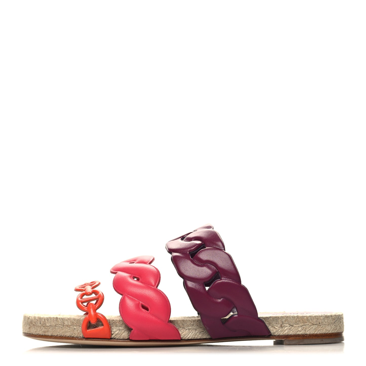 Nappa Gwen Espadrille Sandals 37 Multicolored Violet Lilas