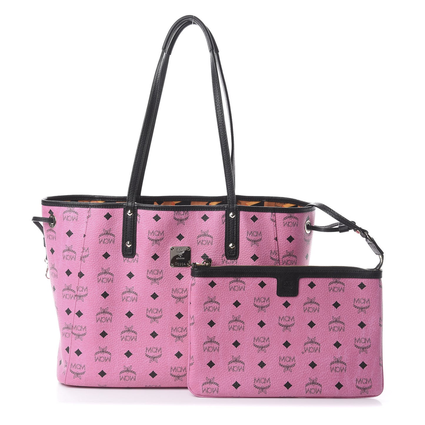 Visetos Medium Liz Reversible Shopper Tote Pink