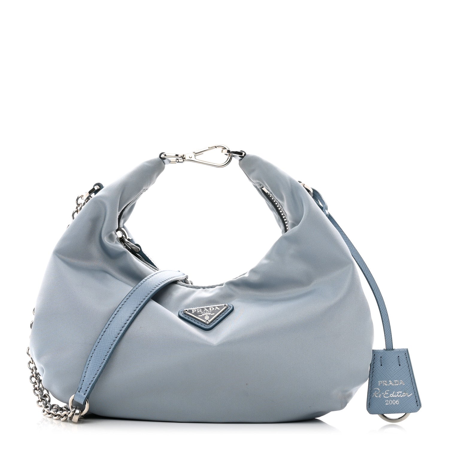 Prada Tessuto Nylon Saffiano Re-Edition 2006 Shoulder Bag Astrale 1 of 9