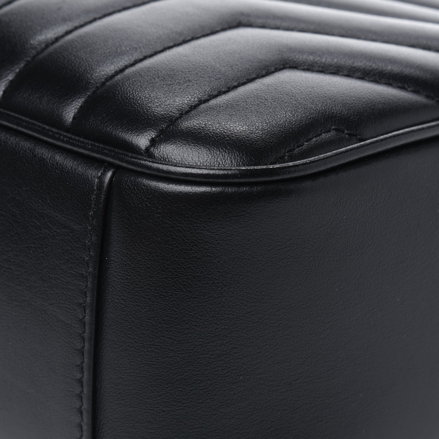Saint Laurent Calfskin Matelasse Joan Camera Bag Black 8 of 14