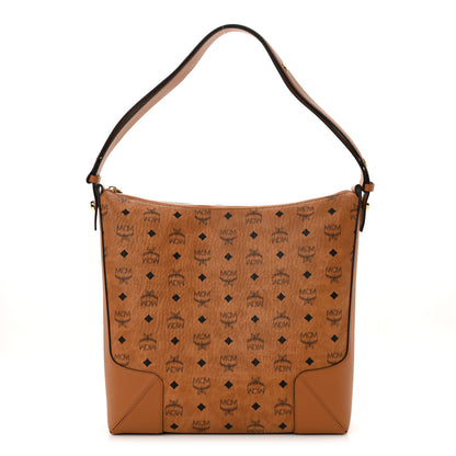 MCM Visetos Large Klara Hobo Cognac 1 of 9