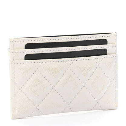 Chanel Caviar Quilted My Everything Card Holder White Black 3 of 11