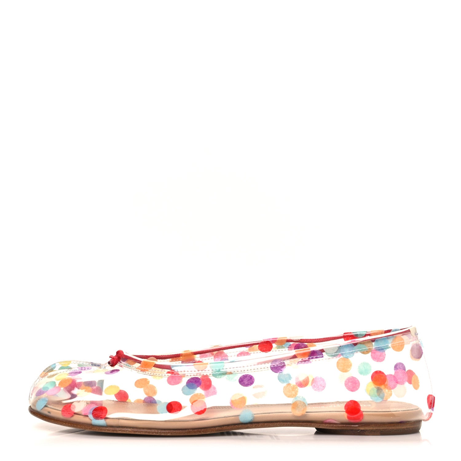 Maison Margiela PVC Confetti Printed Tabi Ballerina Flats 39 Multicolor 1 of 8