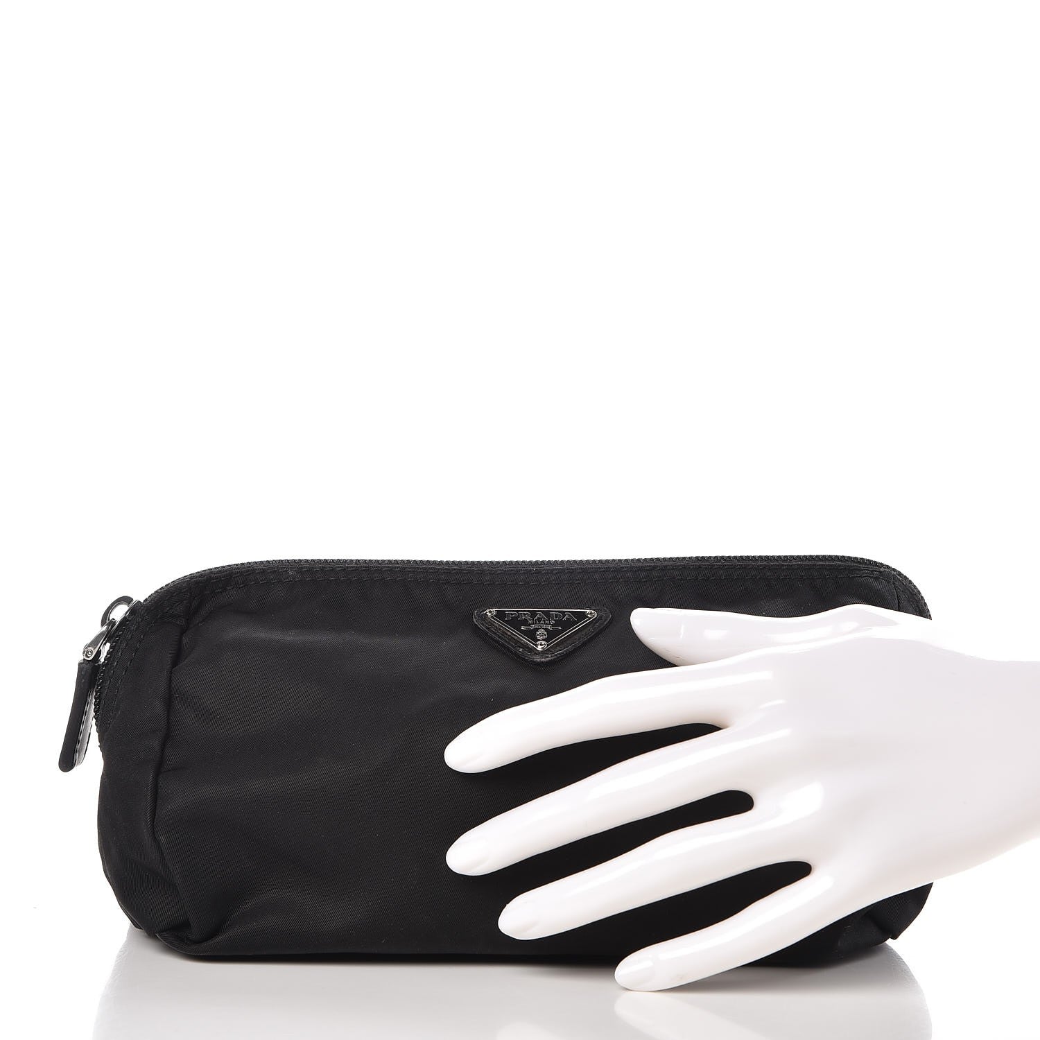 Prada Tessuto Nylon Vela Cosmetic Pouch Black 2 of 10