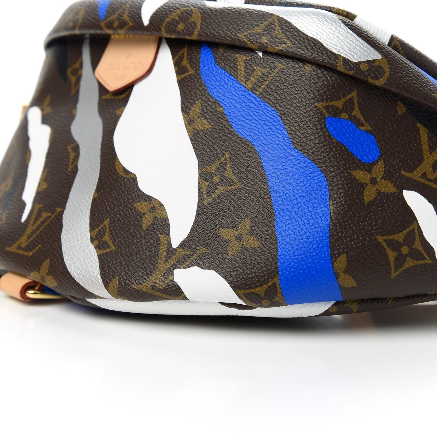 X LOL Monogram Bumbag Blue Silver