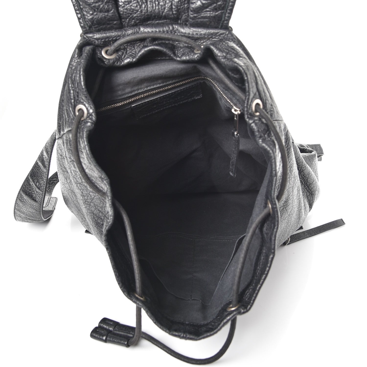 Balenciaga Agneau Classic Hardware S Traveler Backpack Black 5 of 7
