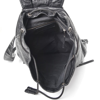 Balenciaga Agneau Classic Hardware S Traveler Backpack Black 5 of 7