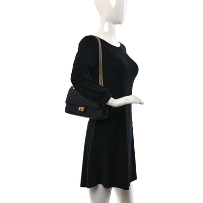 Chanel Aged Calfskin Quilted 2.55 Reissue 225 Flap Black 2 of 11