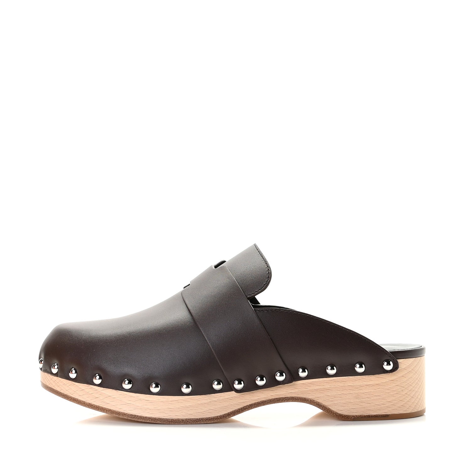 Calfskin Calya Mules 38 Cafe
