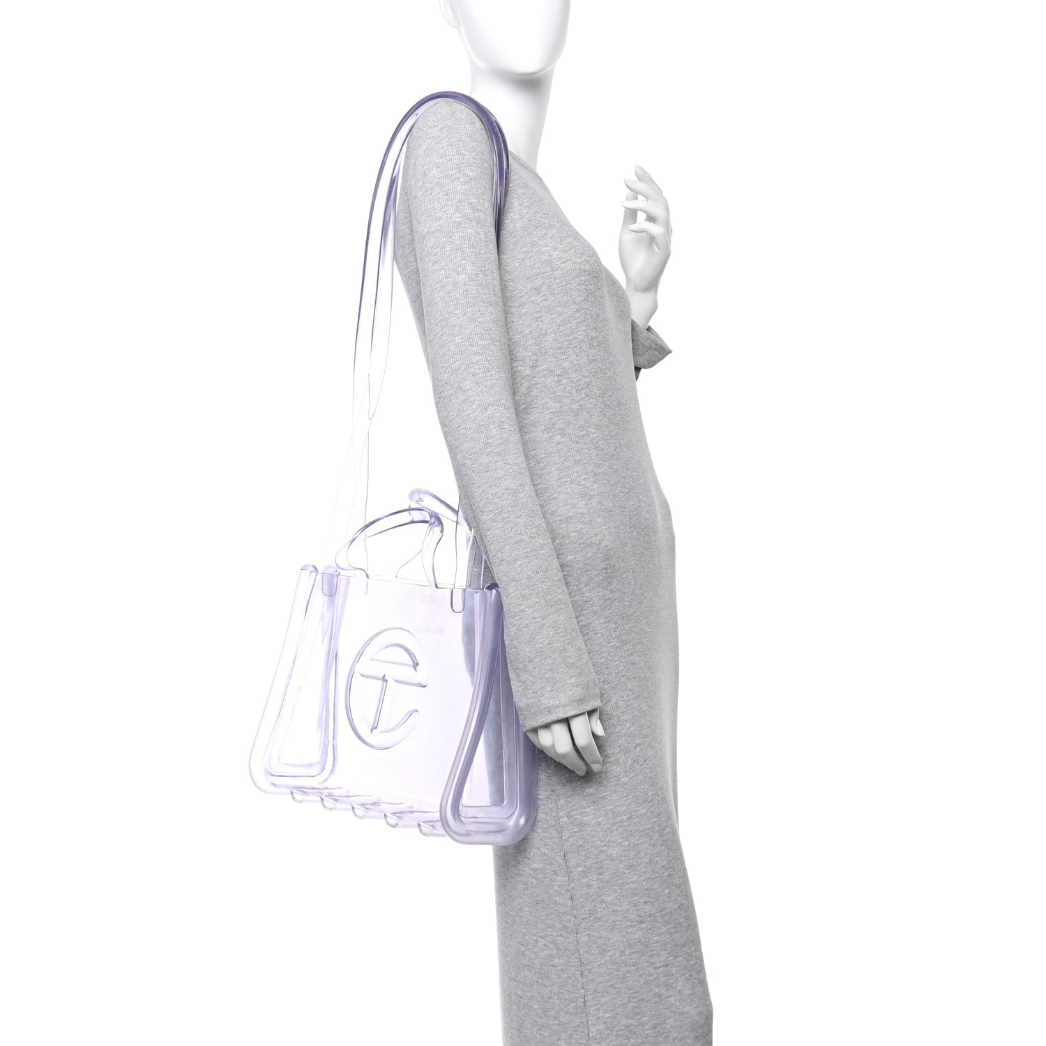 Telfar x MELISSA Jelly Medium Shopping Bag Clear 2 of 9